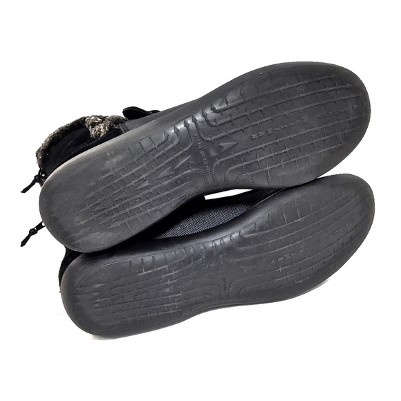 - SOLD - Stuart Weitzman Black Shearling Boots - Picture 8 of 8